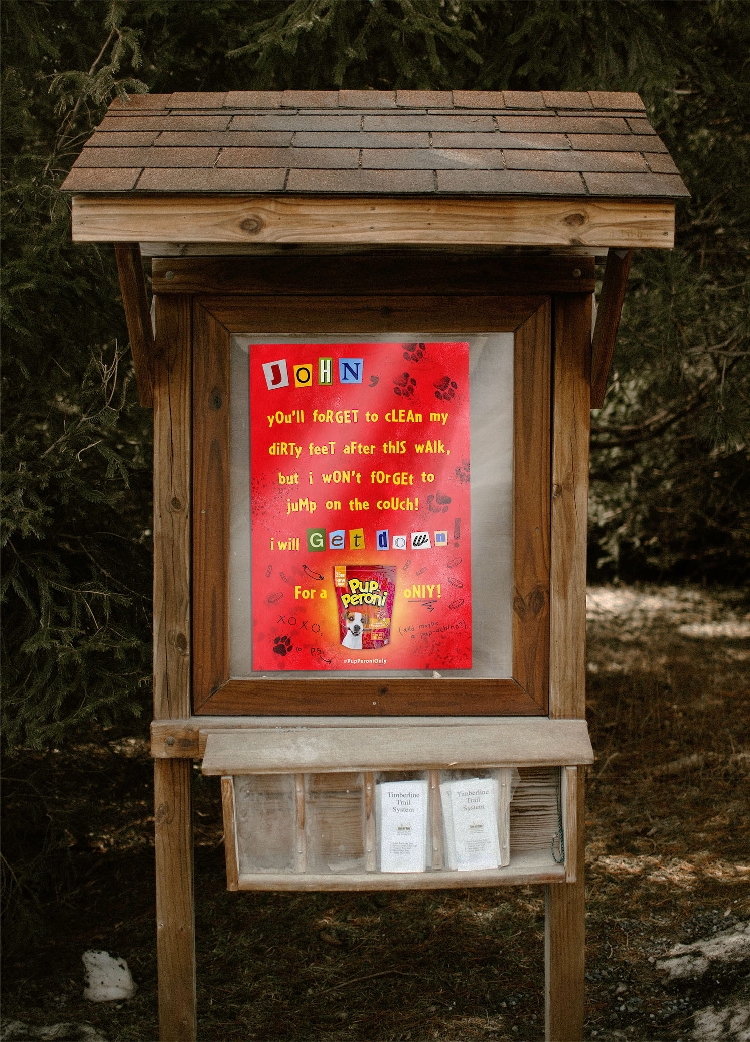 Pupperoni Only Park Poster Mockup