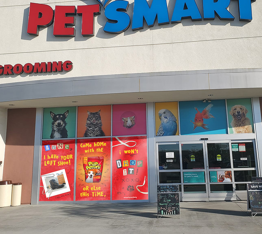 Pupperoni Only Pet Store Poster Mockup
