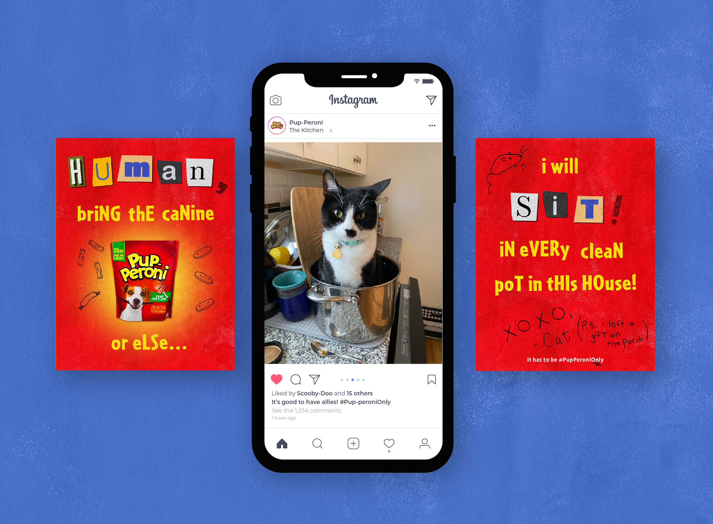 Pupperoni Only Instagram Post Mockup