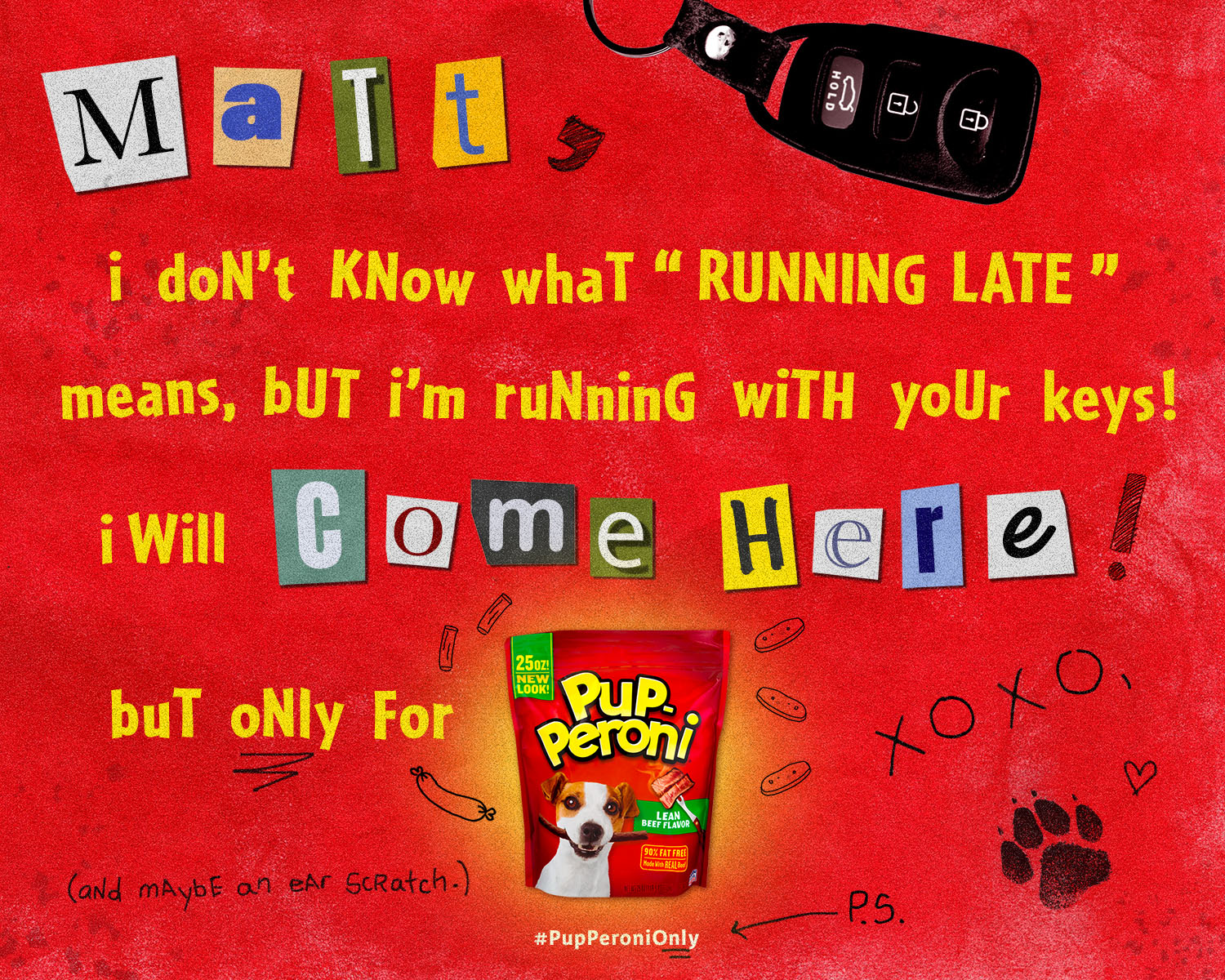 Pupperoni Only Store Flyer Flat
