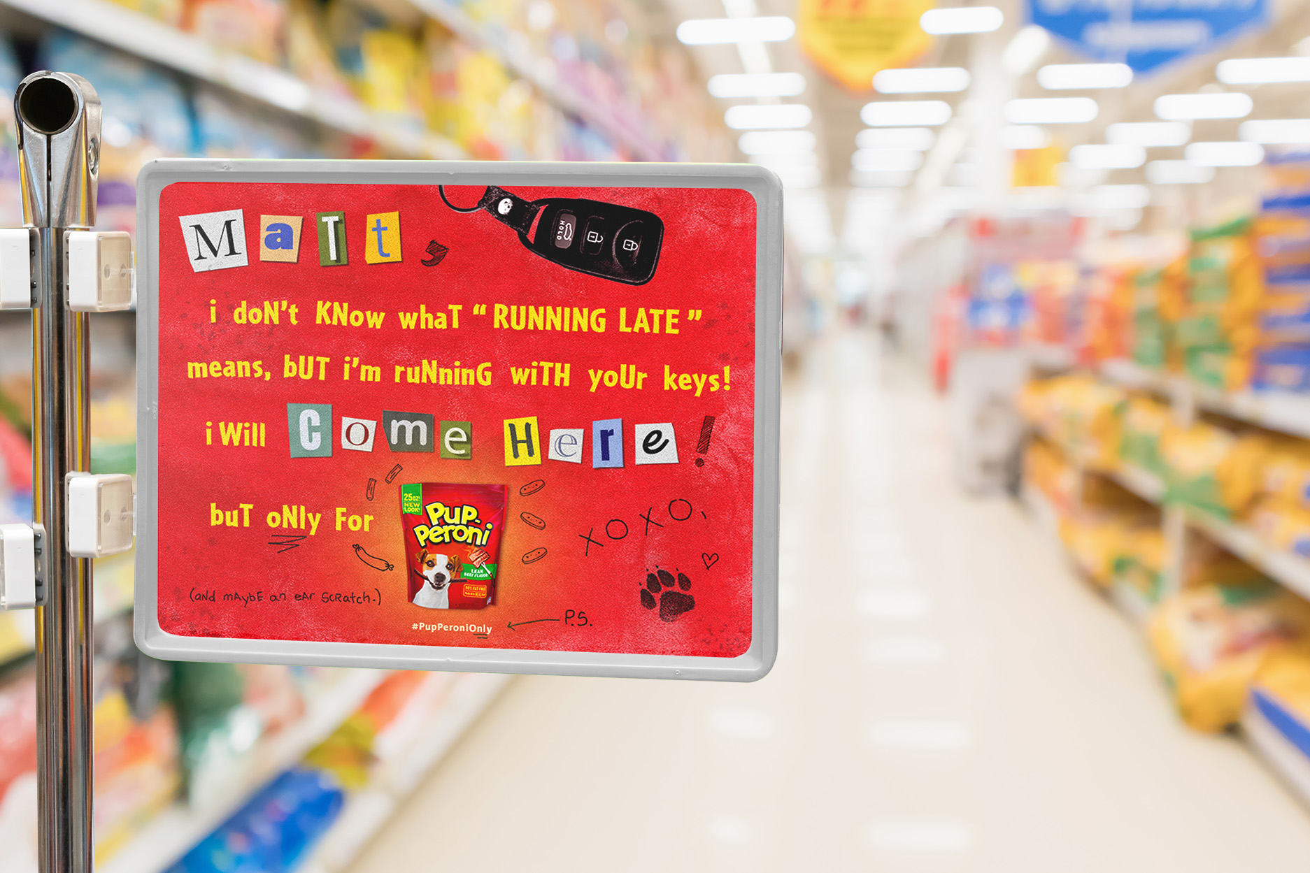 Pupperoni Only Store Flyer Mockup